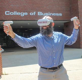 Faculty member Geoffrey Adams